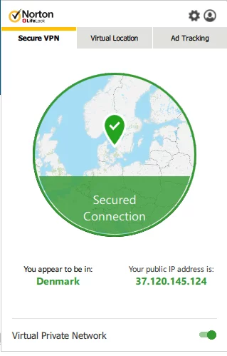 norton secure vpn UI 1