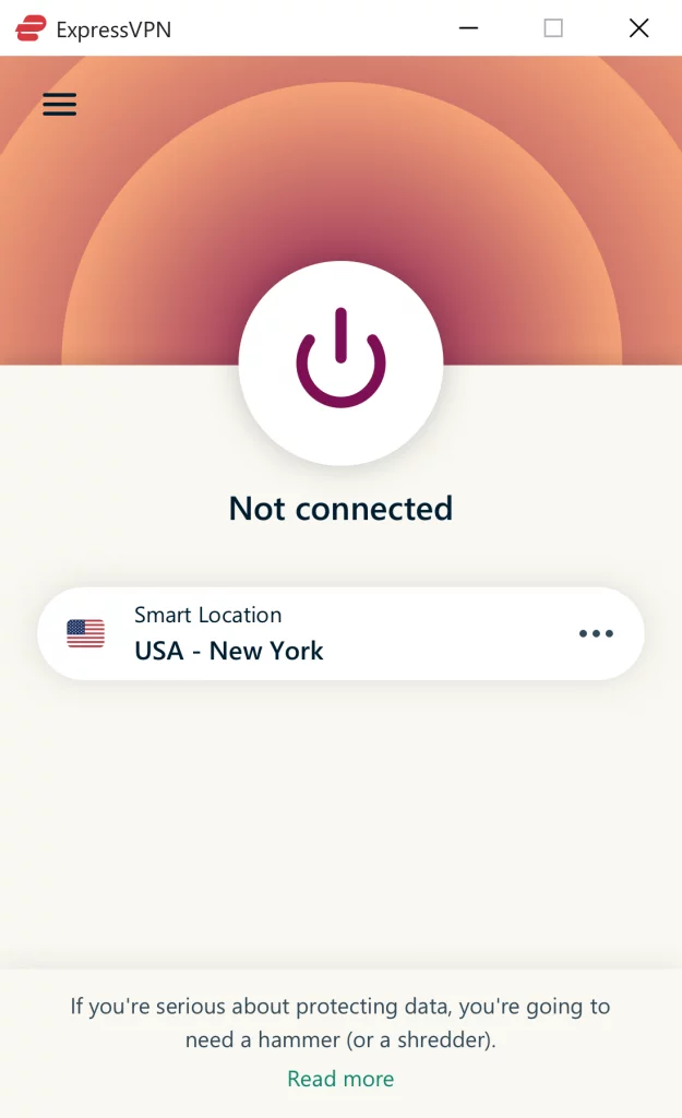 expressvpn screenshot 1