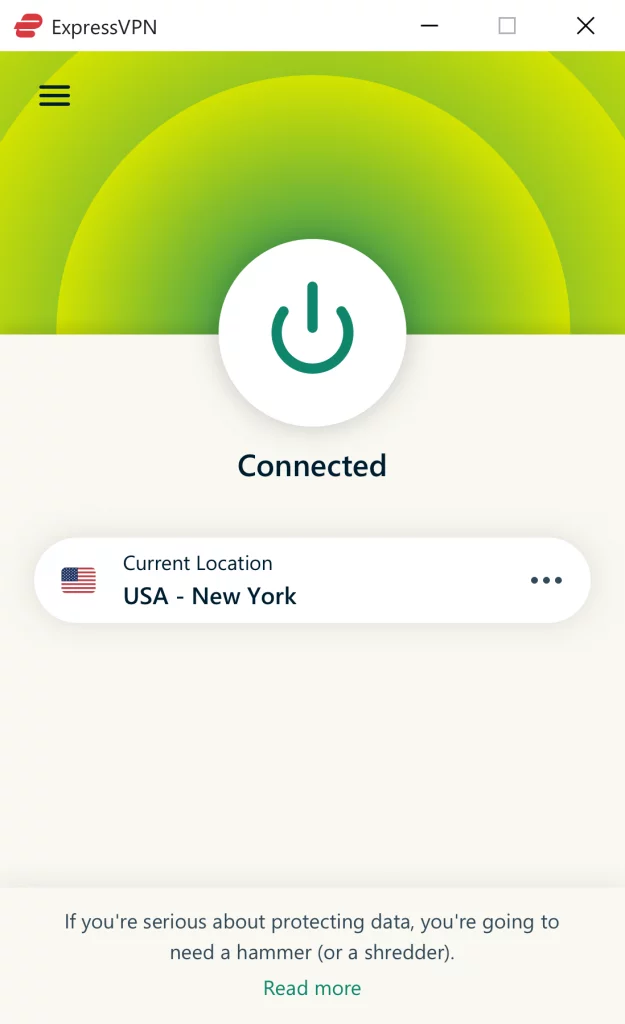 expressvpn screenshot 1